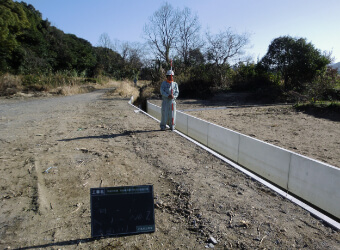 写真：河川改良工事後の様子