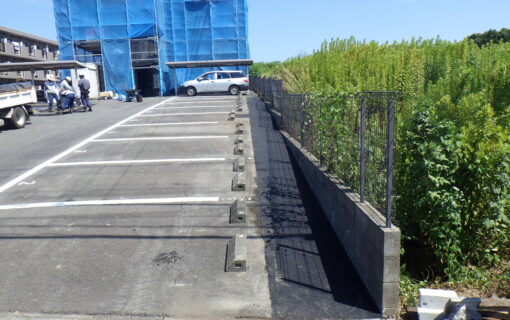 杵築市Rマンション駐車場舗装修繕工事